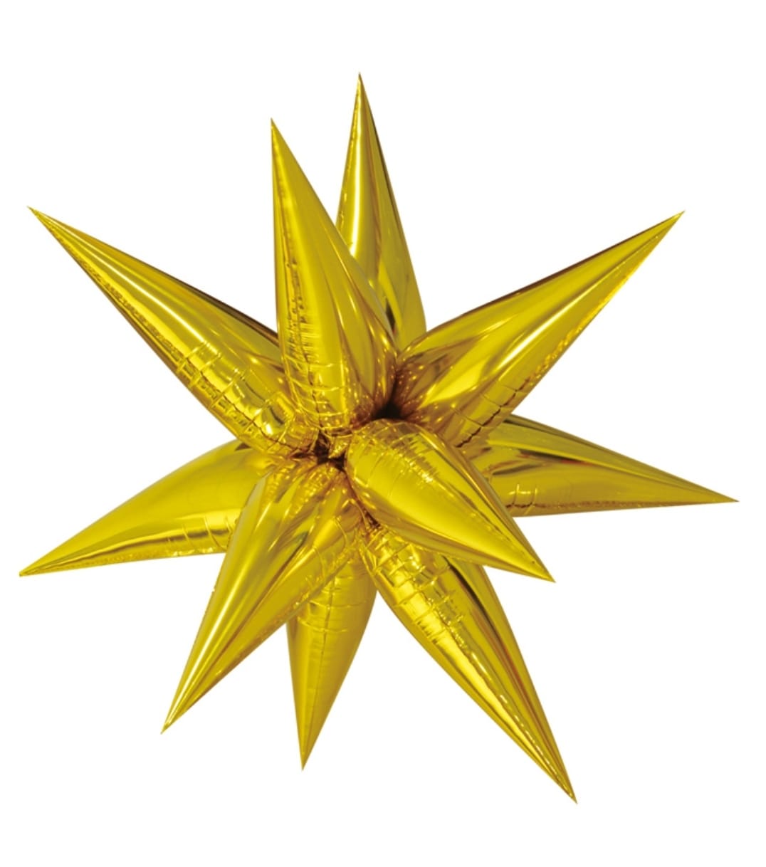 Фольгированная звезда, "Колючка" (66 см)